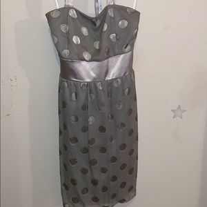 Satin Polka Dot Dress